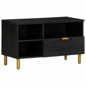 TV ormaric crni 80x33x46 cm od konstruiranog drva