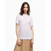 Armani Exchange za ženske. XW000513AF10835F0028 Majica s kratkimi rokavi bela (XS), Priložnostno, Bombaž, Kratek rokav