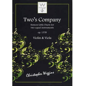 WIGGINS:TWOS COMPANY 16 LITTLE DUETS OP.157B FOR VIOLIN & VIOLA