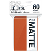 Štitnici za karte Ultra Pro - Eclipse Matte Small Size, Pumpkin Orange (60 kom.)