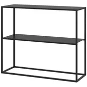 Homestar Konsolna miza 90x30x75 cm Črna