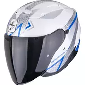Scorpion EXO-230 Loop kaciga za motocikl otvorenog lica bijelo-plava