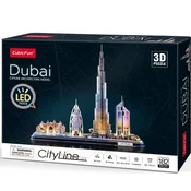 Puzzle 3D Puzzle Cubic Fun LED - Dubaj