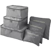 slomart BQ28G Potovalni organizator 6 kosov sive barve