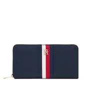 Tommy Hilfiger Denarnica Th Icon Lrg Za Nylon Corp AW0AW19165 Mornarsko modra