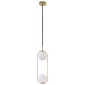 Cordel Ceiling Lamp 2X28W G9 Brass