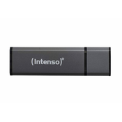 INTENSO USB ključ ALU LINE 64GB, črn