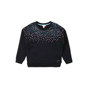 ESPRIT Sweater majica, mornarsko plava / cijan plava / svijetloljubicasta
