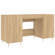 Vidaxl Pisalna miza 140x50x75 cm inženirski les