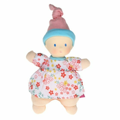 Mini lutka Darling - 15cm (rožnata cvetlična kapica)