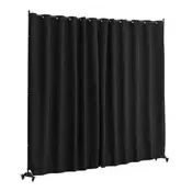 VEVOR Prostorilni razdelilnik 3085x45x2455 cm Črn