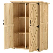 Homestar Vrtna omara 116,5x57x167 cm naravna, (5000228187)