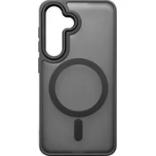 Sturdo plastični ovitek Samsung Galaxy S25+, črn (MagSafe Frosted)