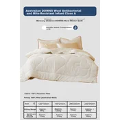Mercury Home Textile Prekrivac, Vuna, 200x230cm, Beli
