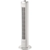 Stolpni ventilator s časovnikom 80 cm x O 22 cm Bel