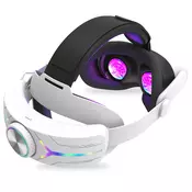 RGB 12000mAh baterijski remen za Meta Quest 3S - Bijeli