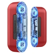 shumee Ocoopa UT2s GamerPro, 2x 5000 mAh, do 2*8 ur, prenosna baterija 18 W, LED, rdeča