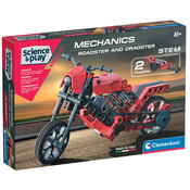 Clementoni Mechanics sestavljiv set, motor, 130+/1 (75079)