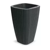 Prosperplast Saksija Oro DHOS, Kvadratna, Tamnosiva
