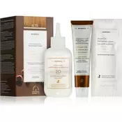 Korres Argan Oil permanentna barva za lase z arganovim oljem odtenek 8.73 Golden Caramel 50 ml