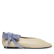 Balerinke Tommy Jeans Tjw Ballerina With Laces EN0EN02939 Écru