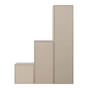 Kremno bela modularna garderobna omara iz masivnega bora 150x200 cm Daily – vtwonen