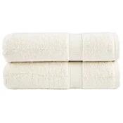 Premium rucnici za tuširanje SOLUND 2 kom. krem boje 70x140 cm 600 g/m2