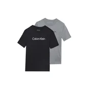 Calvin Klein Jeans Majica INSTITUTIONAL pegasto siva/črna/bela