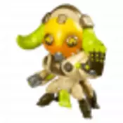 BLIZZARD Orisa Cute But Deadly Figure - B62944 Overwatch, 8 cm