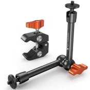 K&F CONCEPT 9.8 Inches Adjustable Friction Power Articulating Magic Arm with 1/4 Thread Screw
