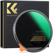 K&F Concept 67 mm, večnamenska nastavljiva črna meglica 1/4&ND2~32, HD