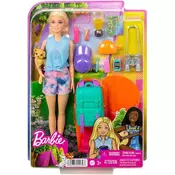 Barbie lutka Malibu – Kampovanje set sa dodacima 022397