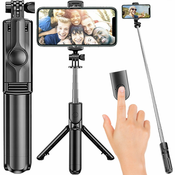 3v1 univerzalni selfie stick in tripod + bluetooth daljinec