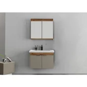 Carino 80 - Set kupatila od bora i latte bora (2 komada)