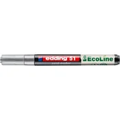 Označevalec barve Edding EcoLine 51, srebrn