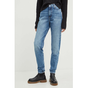 Traperice Calvin Klein Jeans za žene, visoki struk, J20J223655