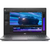 Prijenosno računalo Dell Precision 3591, Ultra 7 165H, 64GB, 1TB, RTX 2000 Advanced GeForce 1TB, FHD, Windows 11 Pro