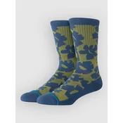Stance Stomped Crew Socks olive