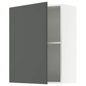 KNOXHULT Zidni element s vratima, tamno siva, 60x75 cm