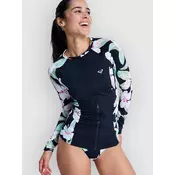 Roxy Ls Zip Longsleeve Lycra anthracite spring ch