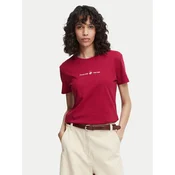 Beverly Hills Polo Club Majica P-SS26W-TS6510 Bordo rdeča Regular Fit
