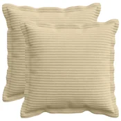 vidaXL Prevleka za blazino 2 kos HOUTEN Svetlo zelena siva 50 x 50 cm