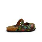 Goby Cokle Women Calceo Multicolor Clogs CAL2212 with Buddha mešane barve