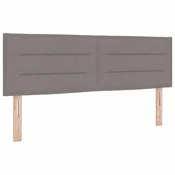 Vidaxl Vzglavje Taupe 160 cm blago