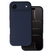 Silikonski ovitek za iPhone 17 Air - mat liquid - temno moder