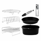 Dodatki Cecotec Cecofry Pack Cvrtnik brez Olja Črna
