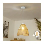 Brilagi - LED luster na sajli CERIA BOHO 1xE27/40W/230V O 30 cm braon