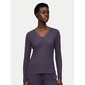 Triumph Pižamska bluza Mix&Match 10225031 Mornarsko modra Regular Fit