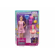Mattel Barbie Nanny set za igranje Rodendanska zabava - brineta (FHY97)