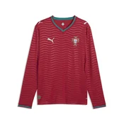 PUMA Portugal 2026 Long Sleeve Home Jersey Men, Football, Club Red/Green Lagoon, XXL